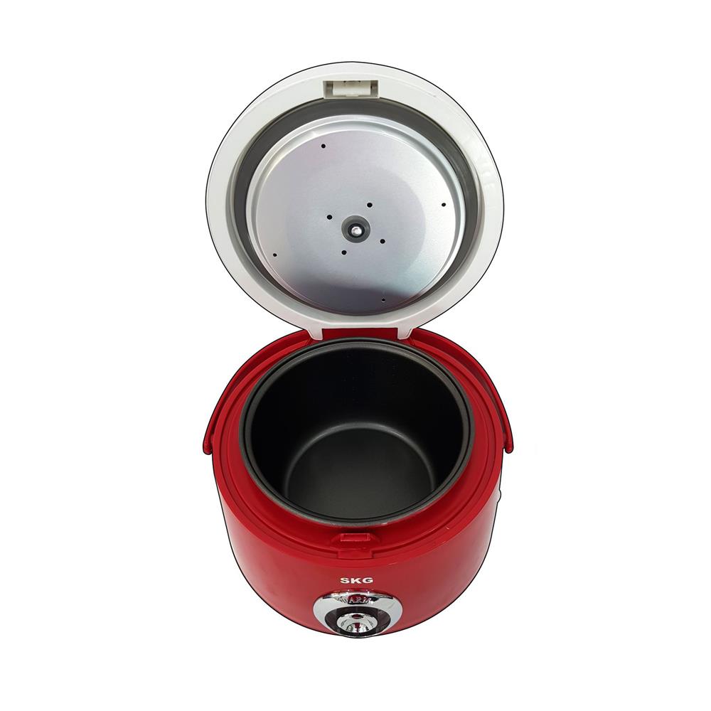 หม้อหุงข้าว MANUAL SKG SK-125 1.2 ลิตร สีขาว/แดง