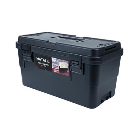กล่องเครื่องมือ MATALL DY2501-BL SIZE L 15 ลิตร สีดำ