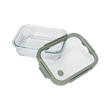 กล่องอาหารแก้วเหลี่ยม KECH RENA 1.05 ลิตร สีเทา_3