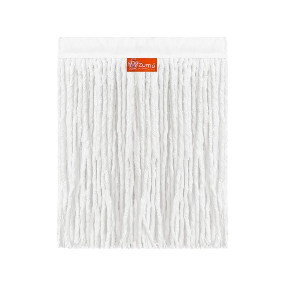ไม้ม๊อบถูพื้นแบบหนีบด้ามยาว 10 นิ้ว ZUMO ZM13 สีขาว/ส้ม