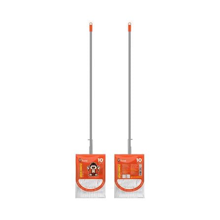 ไม้ม๊อบถูพื้นแบบหนีบด้ามยาว 10 นิ้ว ZUMO ZM13 สีขาว/ส้ม_5