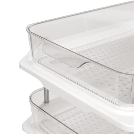 ชั้นวางของพร้อมถาดใส 3 ชั้น KECH BRINK 24X34X28.5 ซม._3