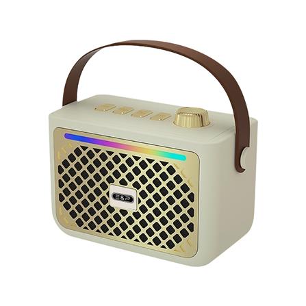 ลำโพงบลูทูธพร้อมไมค์ E&P LILLY สีขาว_1