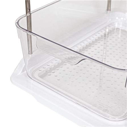 ชั้นวางของพร้อมถาดใส 2 ชั้น KECH BRINK 24X34X28.5 ซม._3