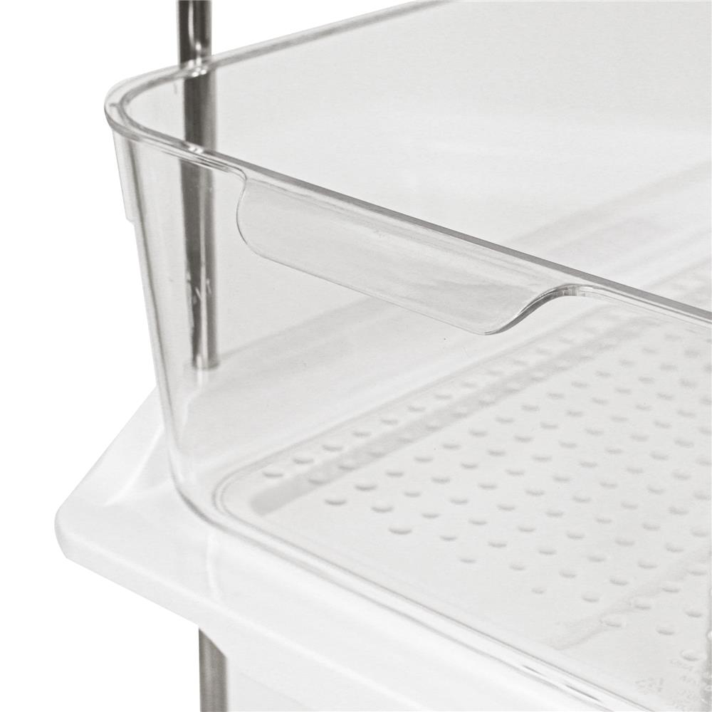 ชั้นวางของพร้อมถาดใส 3 ชั้น KECH BRINK 24X34X50.3 ซม.