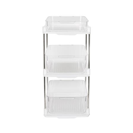 ชั้นวางของพร้อมถาดใส 3 ชั้น KECH BRINK 24X34X50.3 ซม._2