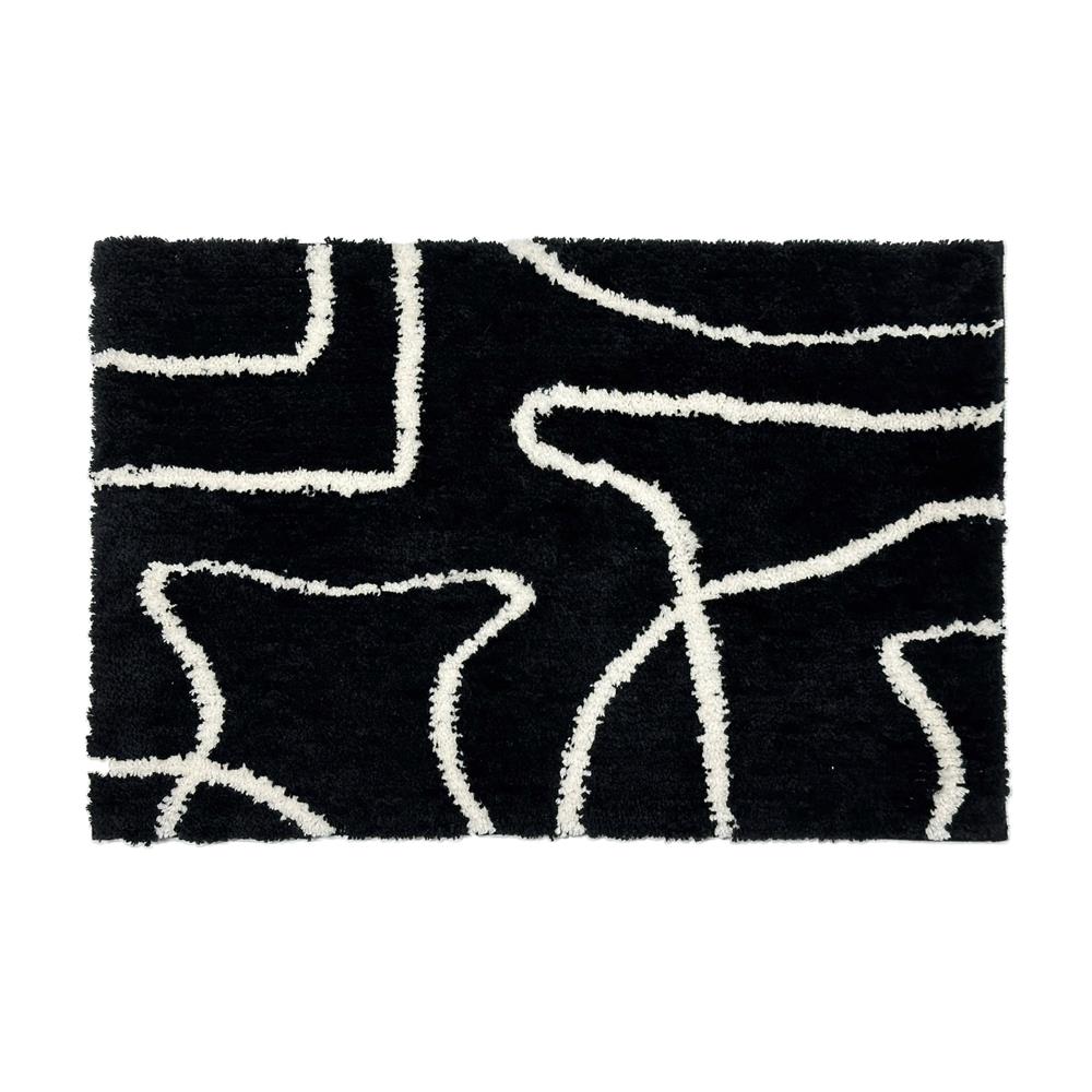 พรม HOME LIVING STYLE BILLIE 45X70 ซม. สีดำ