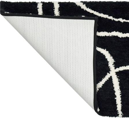 พรม HOME LIVING STYLE BILLIE 45X70 ซม. สีดำ_1