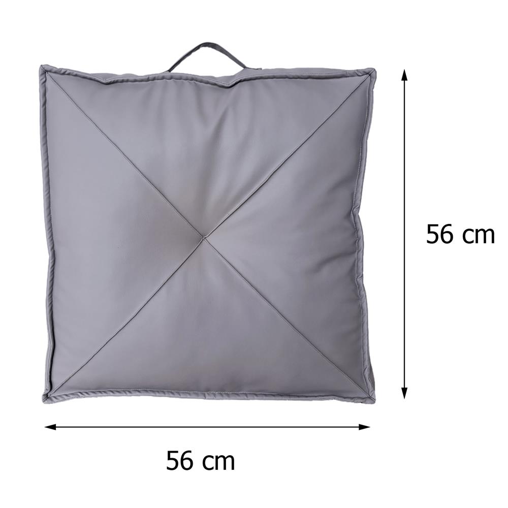 เบาะรองนั่ง HOME LIVING STYLE COLONY 22X22 นิ้ว สีเทา