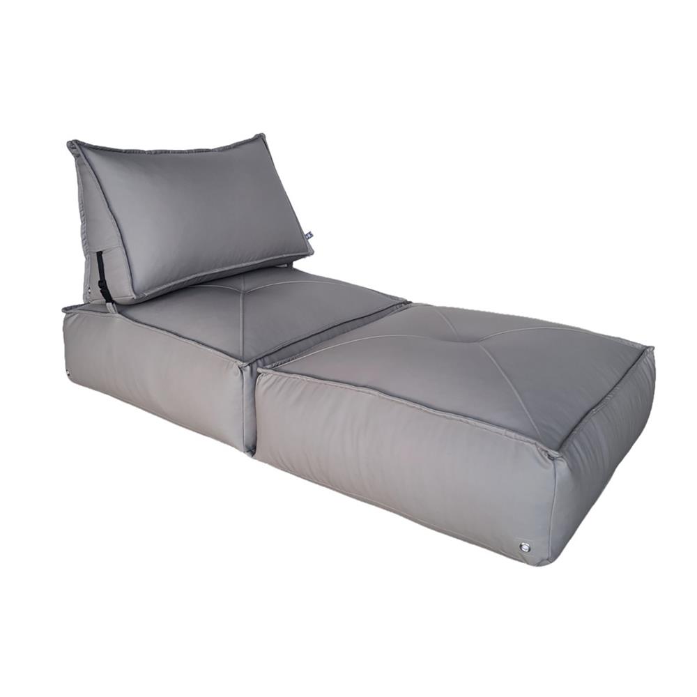 เบาะรองนั่ง HOME LIVING STYLE COLONY 28X56 นิ้ว สีเทา