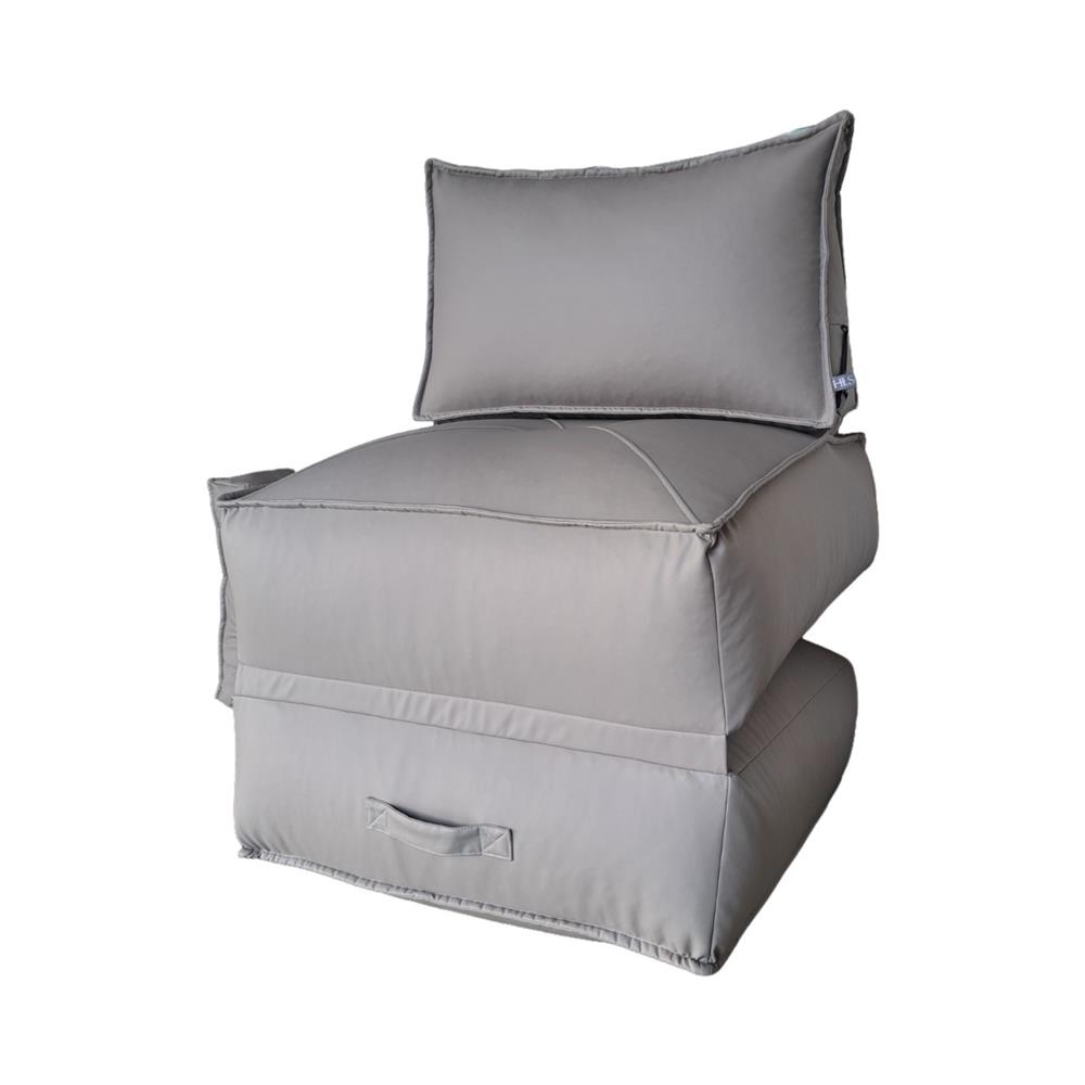 เบาะรองนั่ง HOME LIVING STYLE COLONY 28X56 นิ้ว สีเทา