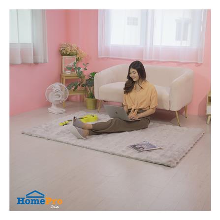 พรม HOME LIVING STYLE BUBBLE 120X180 ซม. สีเทา_5