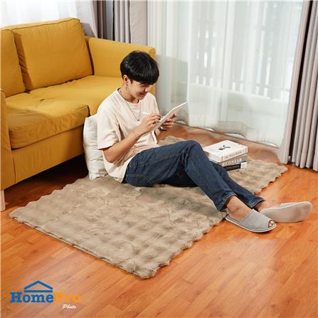 พรม HOME LIVING STYLE BUBBLE 90X150 ซม. สีน้ำตาล_4