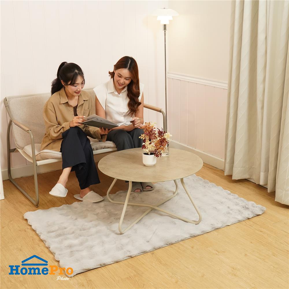 พรม HOME LIVING STYLE BUBBLE 90X150 ซม. สีเทา