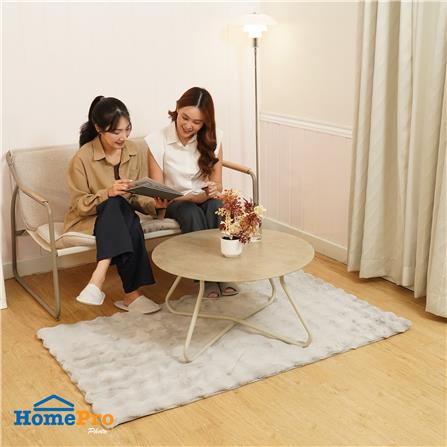 พรม HOME LIVING STYLE BUBBLE 90X150 ซม. สีเทา_5