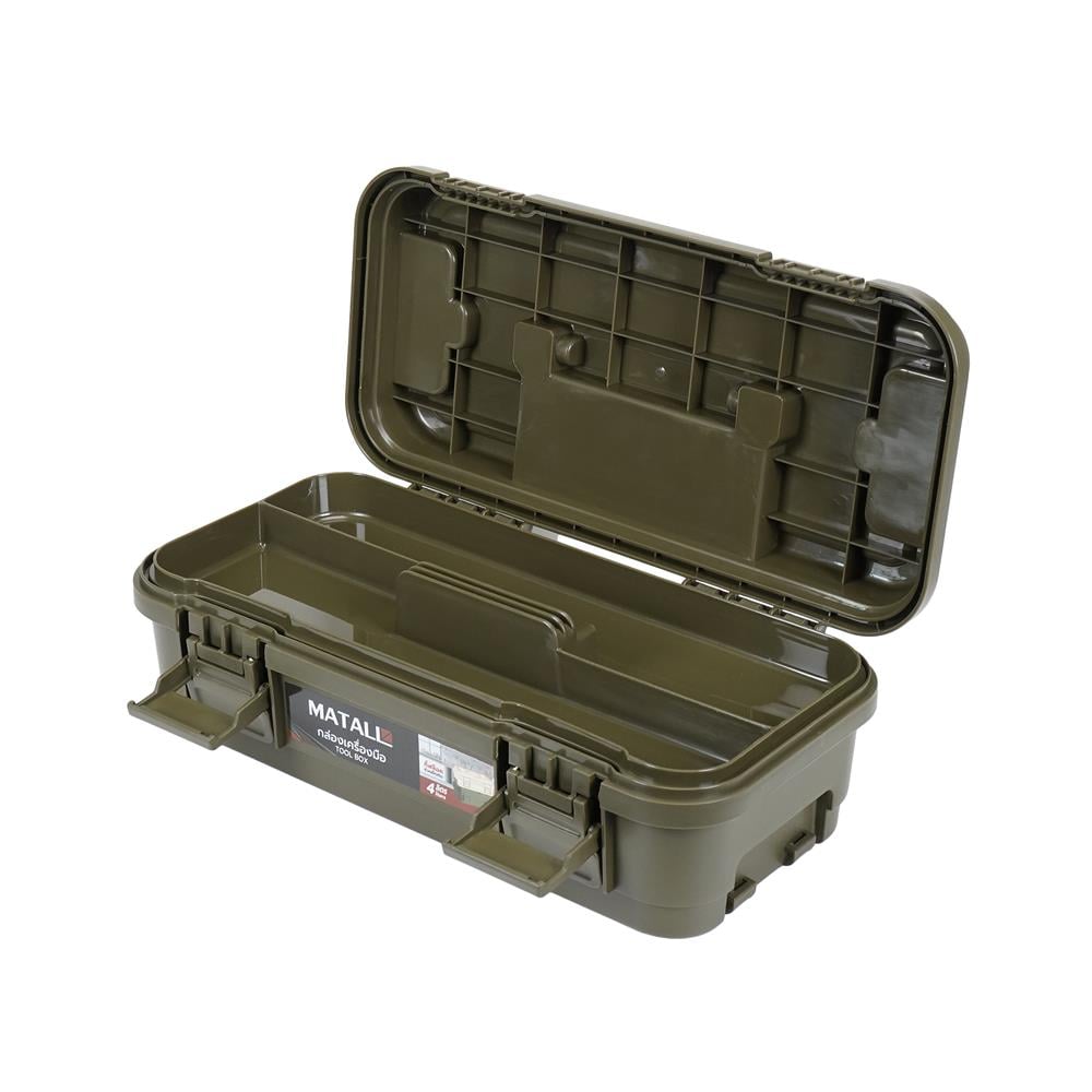 กล่องเครื่องมือ MATALL DY2501-GS 4 ลิตร สีเขียว