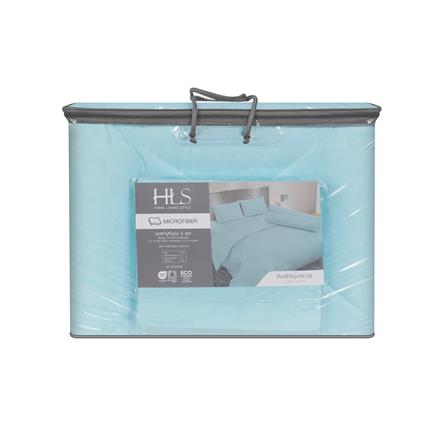 ชุดผ้าปูที่นอน 5 ฟุต (ชุด 6 ชิ้น) HOME LIVING STYLE KEYCHAIN สี BLUE_3