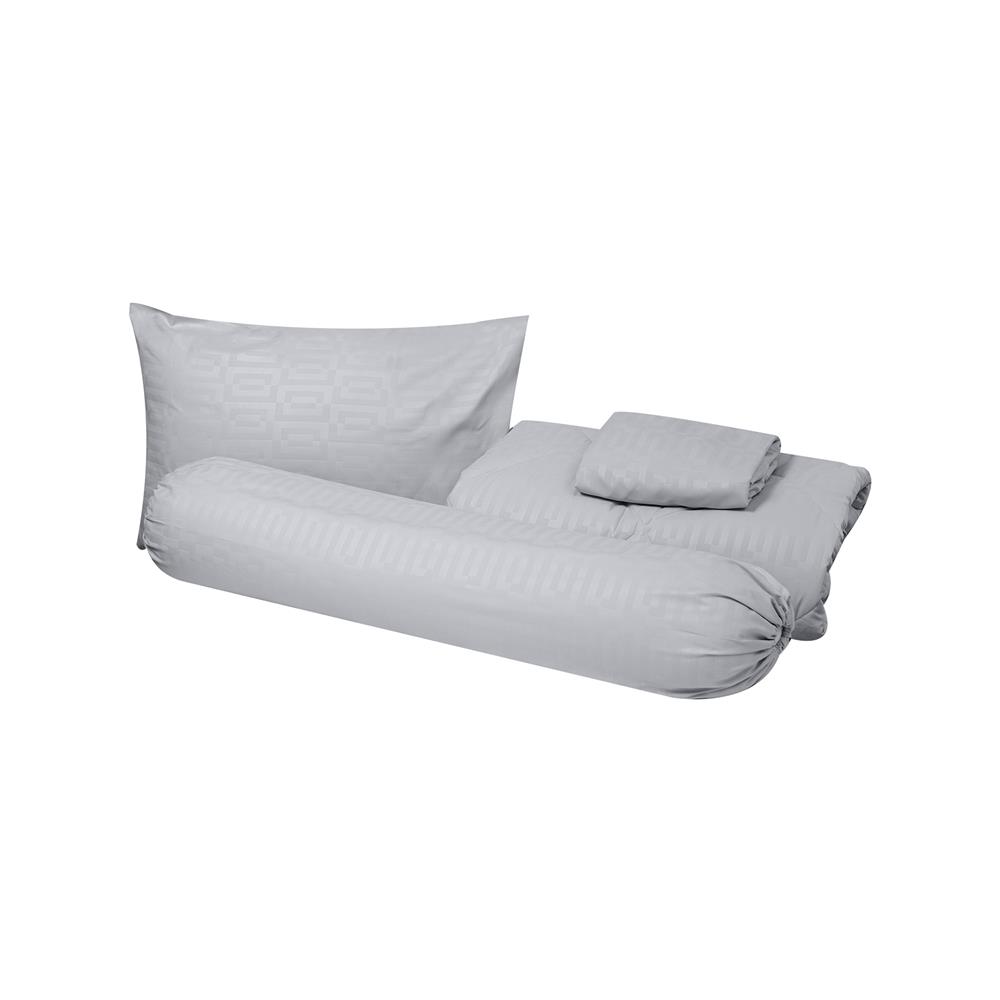 ชุดผ้าปูที่นอน 3.5 ฟุต (ชุด 4 ชิ้น) HOME LIVING STYLE KEYCHAIN สี GREY