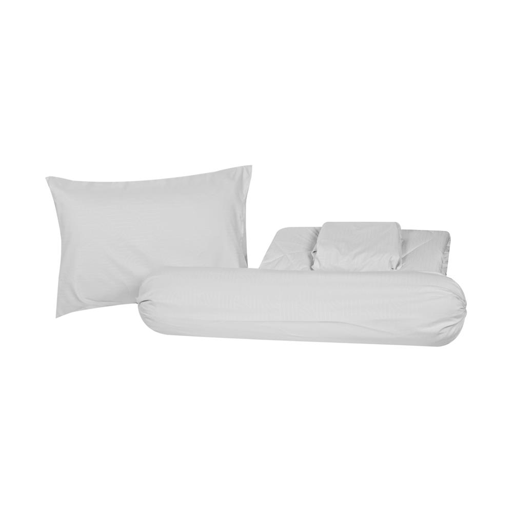 ชุดผ้าปูที่นอน 3.5 ฟุต (ชุด 4 ชิ้น) HOME LIVING STYLE MULTI-CURVE สี LIGHT GREY
