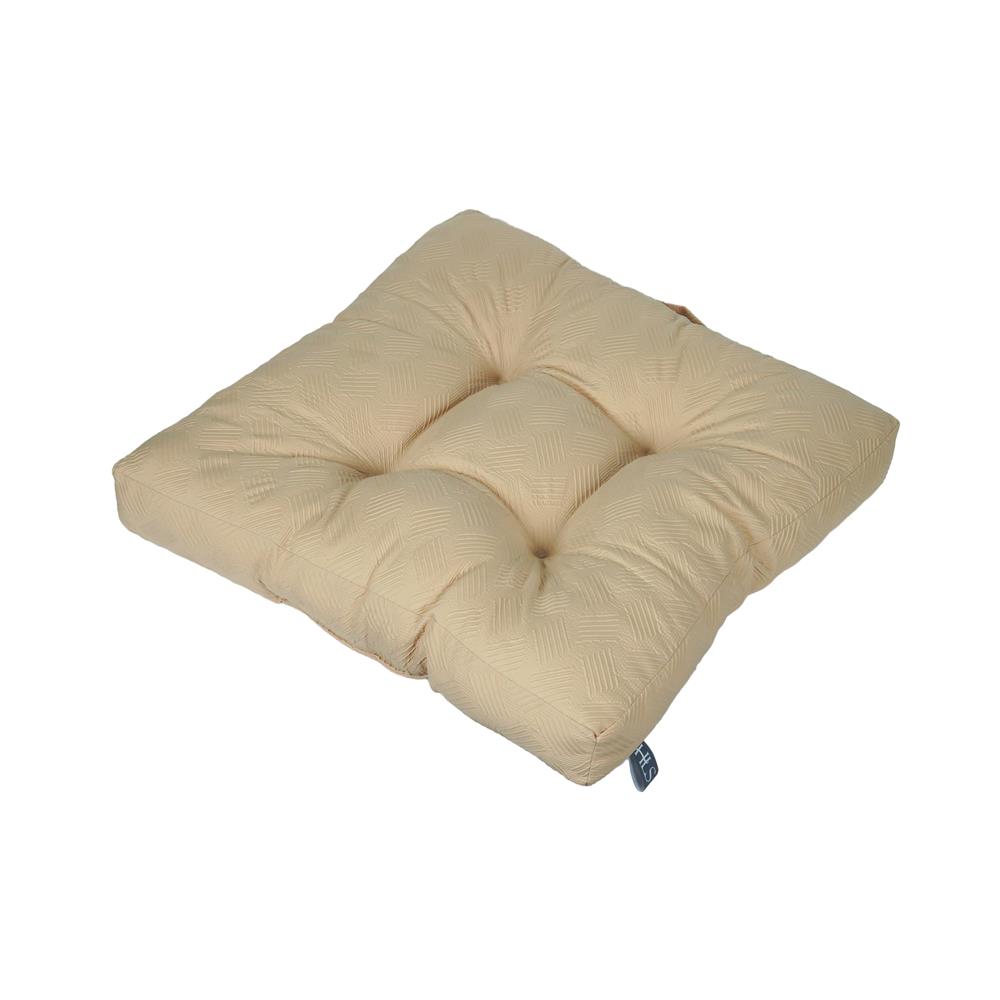 เบาะรองนั่ง HOME LIVING STYLE CROSBY 18X18 นิ้ว สีเบจ