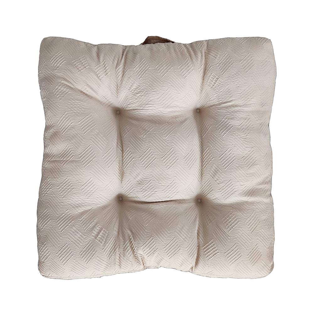 เบาะรองนั่ง HOME LIVING STYLE CROSBY 18X18 นิ้ว สีเบจ_1