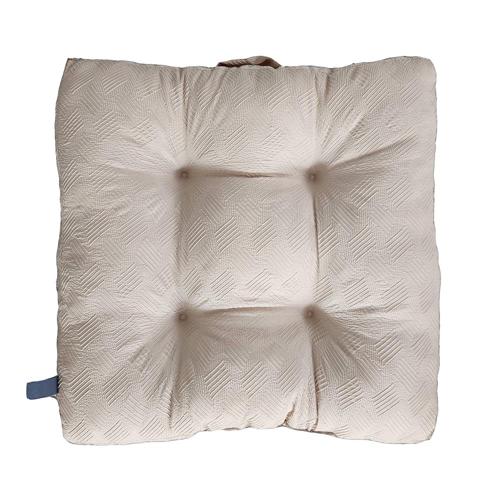 เบาะรองนั่ง HOME LIVING STYLE CROSBY 18X18 นิ้ว สีเบจ