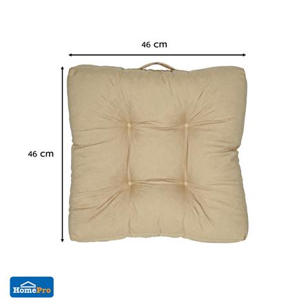 เบาะรองนั่ง HOME LIVING STYLE CROSBY 18X18 นิ้ว สีเบจ_6