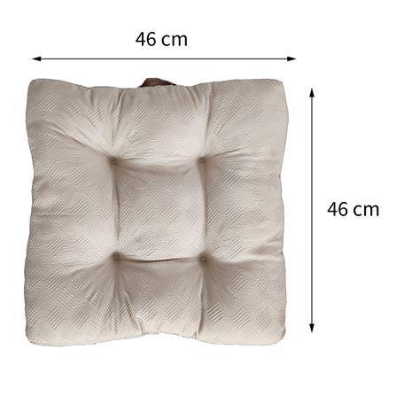 เบาะรองนั่ง HOME LIVING STYLE CROSBY 18X18 นิ้ว สีเบจ_4