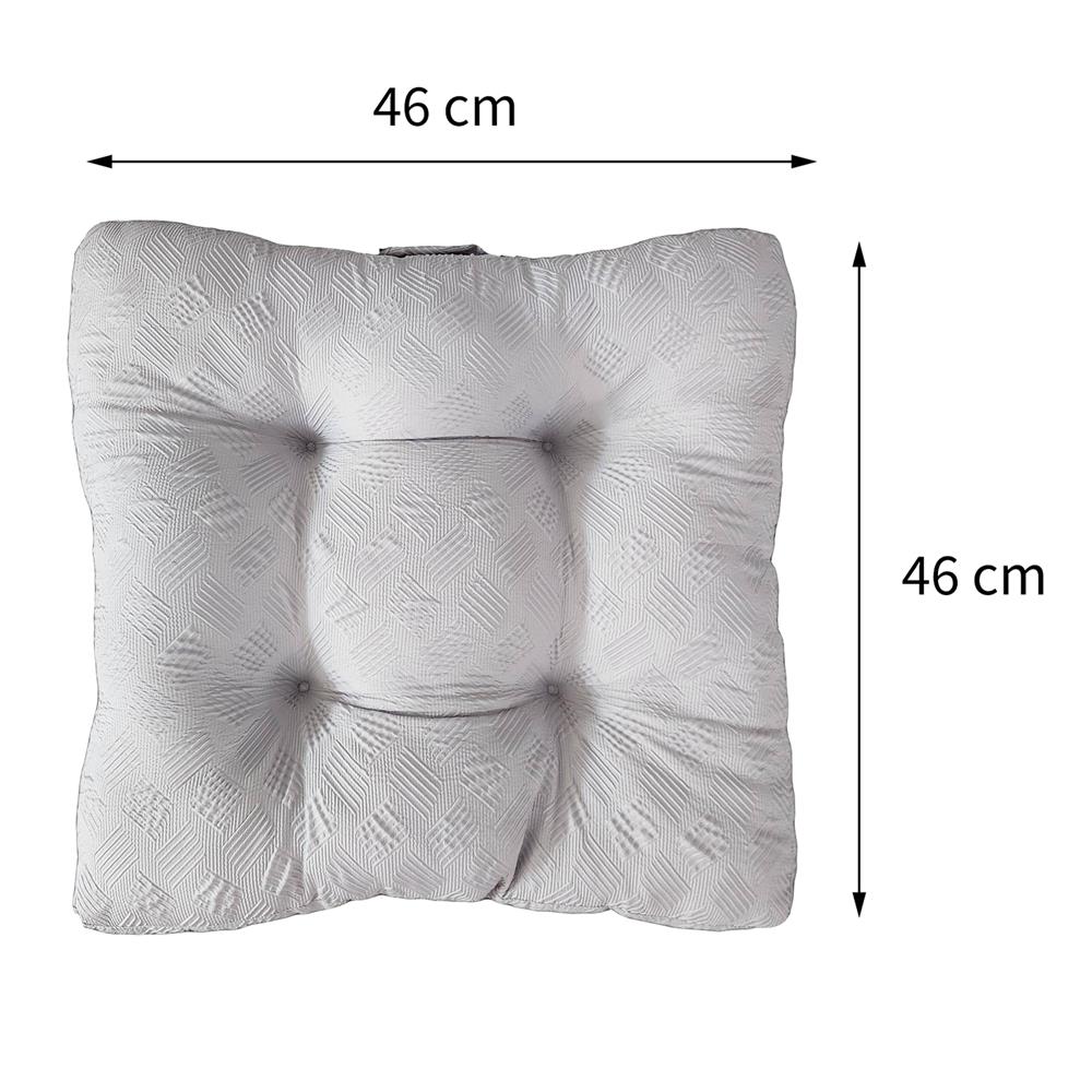 เบาะรองนั่ง HOME LIVING STYLE CROSBY 18X18 นิ้ว สีเทา