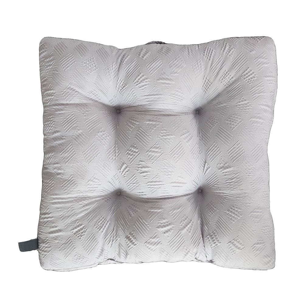 เบาะรองนั่ง HOME LIVING STYLE CROSBY 18X18 นิ้ว สีเทา