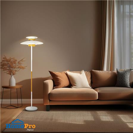 ไฟตั้งพืื้น CARINI F249221 สีขาว/ลายไม้ 1 หัว_5