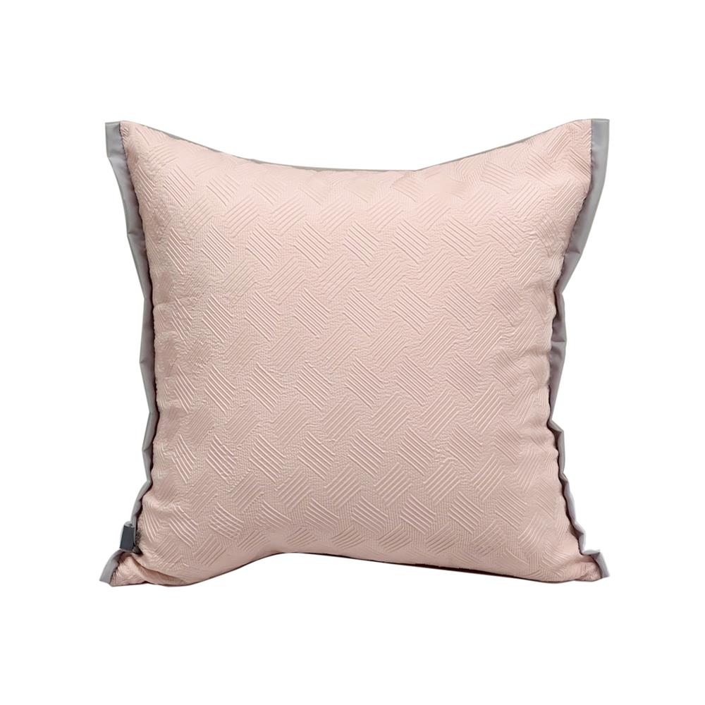 หมอนอิง HOME LIVING STYLE CROSBY 17X17 นิ้ว สีชมพู