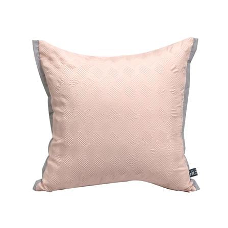 หมอนอิง HOME LIVING STYLE CROSBY 17X17 นิ้ว สีชมพู_0