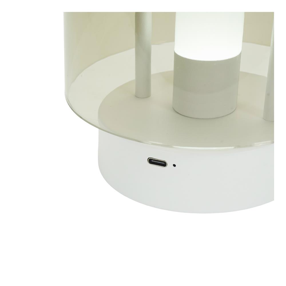 ไฟตั้งโต๊ะ LED CARINI RT249292WH 3 วัตต์ สีเทา/ขาว