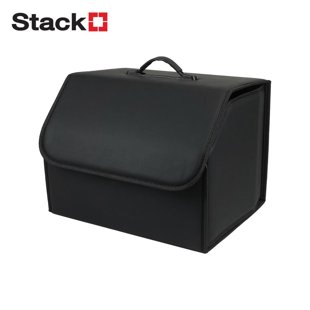 กล่องหนังเก็บของท้ายรถ STACKO GLAMOR 40X31X29 ซม. สีดำ_1