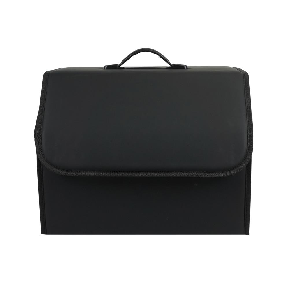 กล่องหนังเก็บของท้ายรถ STACKO GLAMOR 40X31X29 ซม. สีดำ