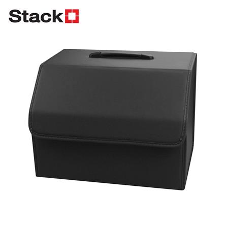 กล่องหนังเก็บของท้ายรถ STACKO GLAMOR 40X31X29 ซม. สีดำ_0