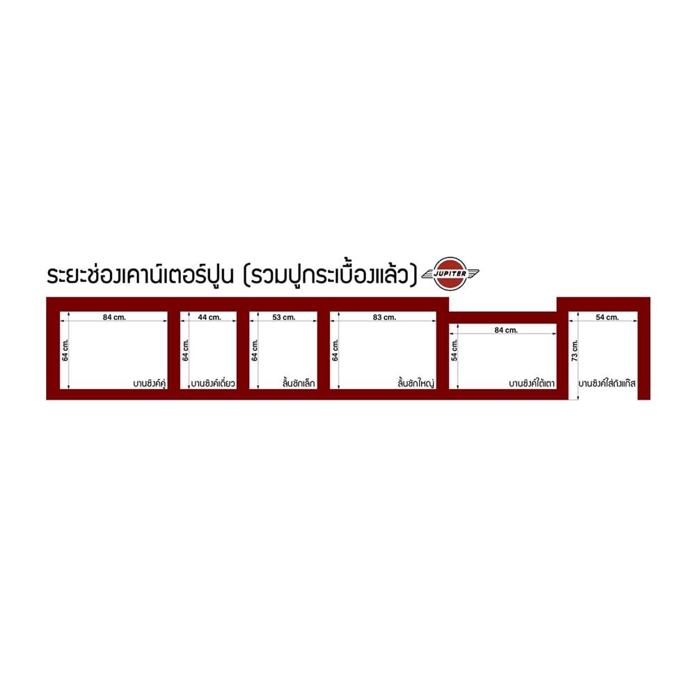 บานซิงค์คู่ระแนง JUPITER JUVENTAS 87x67 ซม. สีเขียว