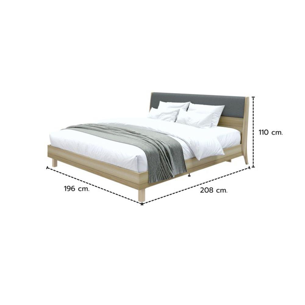 ชุดห้องนอน 6 ฟุต KONCEPT BENITA 59060737 สีไม้อ่อน