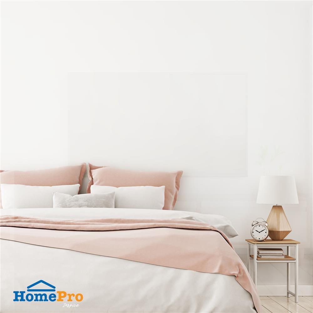 วอลล์สติกเกอร์ HOME LIVING STYLE WHITE 0.90X3 ม. สีขาว