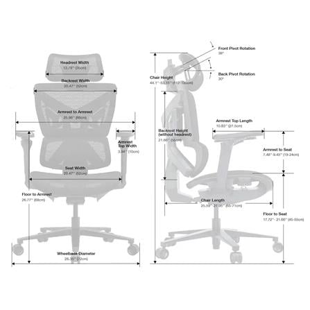 เก้าอี้เกมมิ่ง ANDA SEAT X-AIR PRO AD-WY-01-GGSP-G01 สีเทา_7