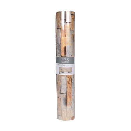 สติกเกอร์โฟม HOME LIVING STYLE BRICK 0.60X3 ม. สีน้ำตาล_2