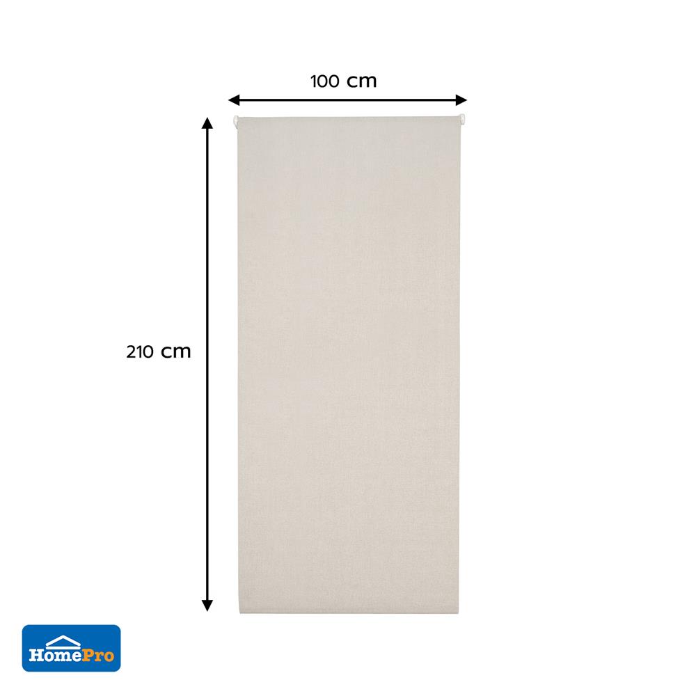 ม่านม้วน HOME LIVING STYLE GARNER 100X210 ซม. สีครีม