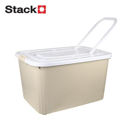 กล่องเก็บของ STACKO 125 ลิตร AB BIG FAMILY สีครีม_0