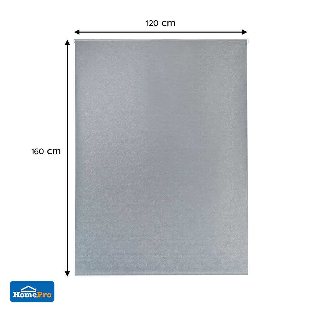 ม่านม้วน HOME LIVING STYLE JENNA 120X160 ซม. สีเทา