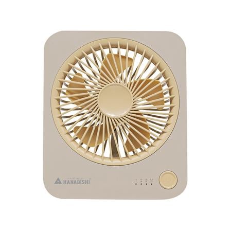 พัดลมพกพา 4 นิ้ว HANABISHI HFU-01 สีน้ำตาล พัดลมพกพา 4 นิ้ว HANABISHI HFU-01 สีน้ำตาล