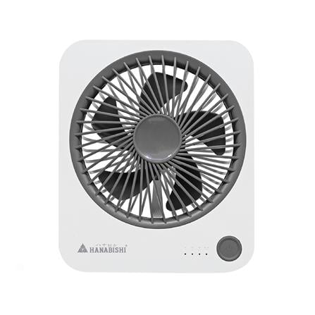 พัดลมพกพา 4 นิ้ว HANABISHI HFU-01 สีขาว_0