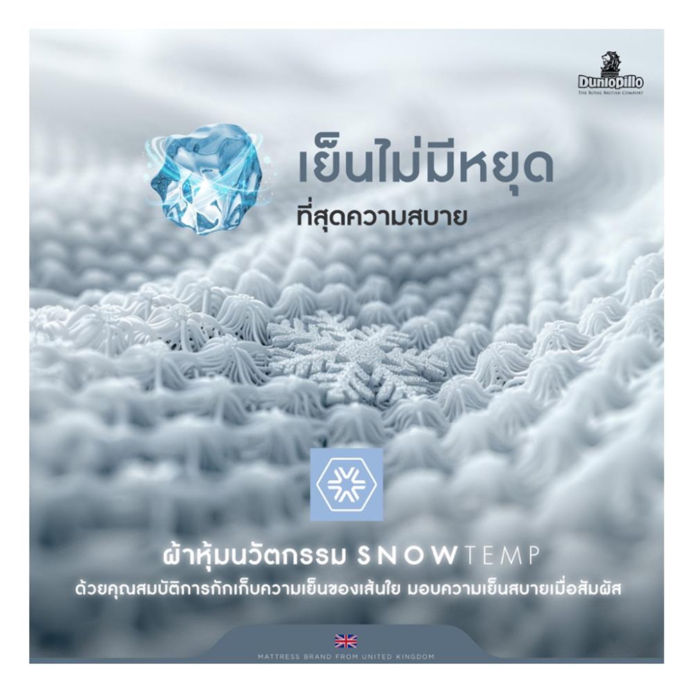ที่นอน 5 ฟุต DUNLOPILLO STRATFORD  (พร้อมหมอนหนุน 2 ใบ)
