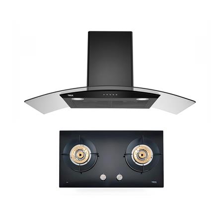เตาฝัง+เครื่องดูดควัน LINEA GD73 2G + LDD 90.2 BK_0