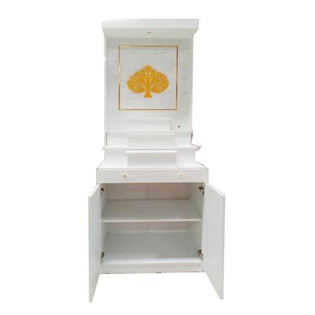 ตู้พระ FURDINI รุ่นมั่งมี 80 ซม. สีขาว/ลายหิน_1